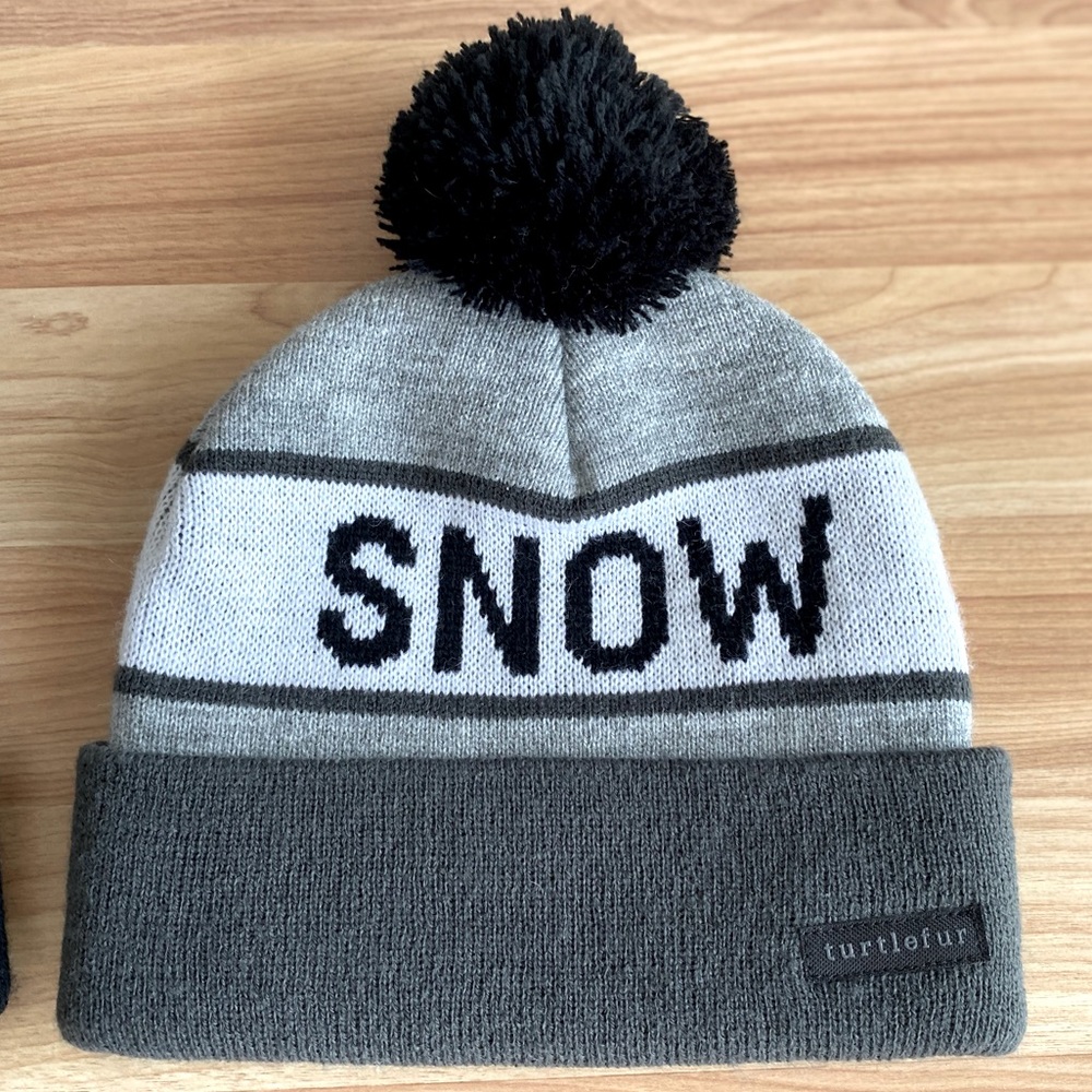 Turtle Fur SNOW Pom Hat